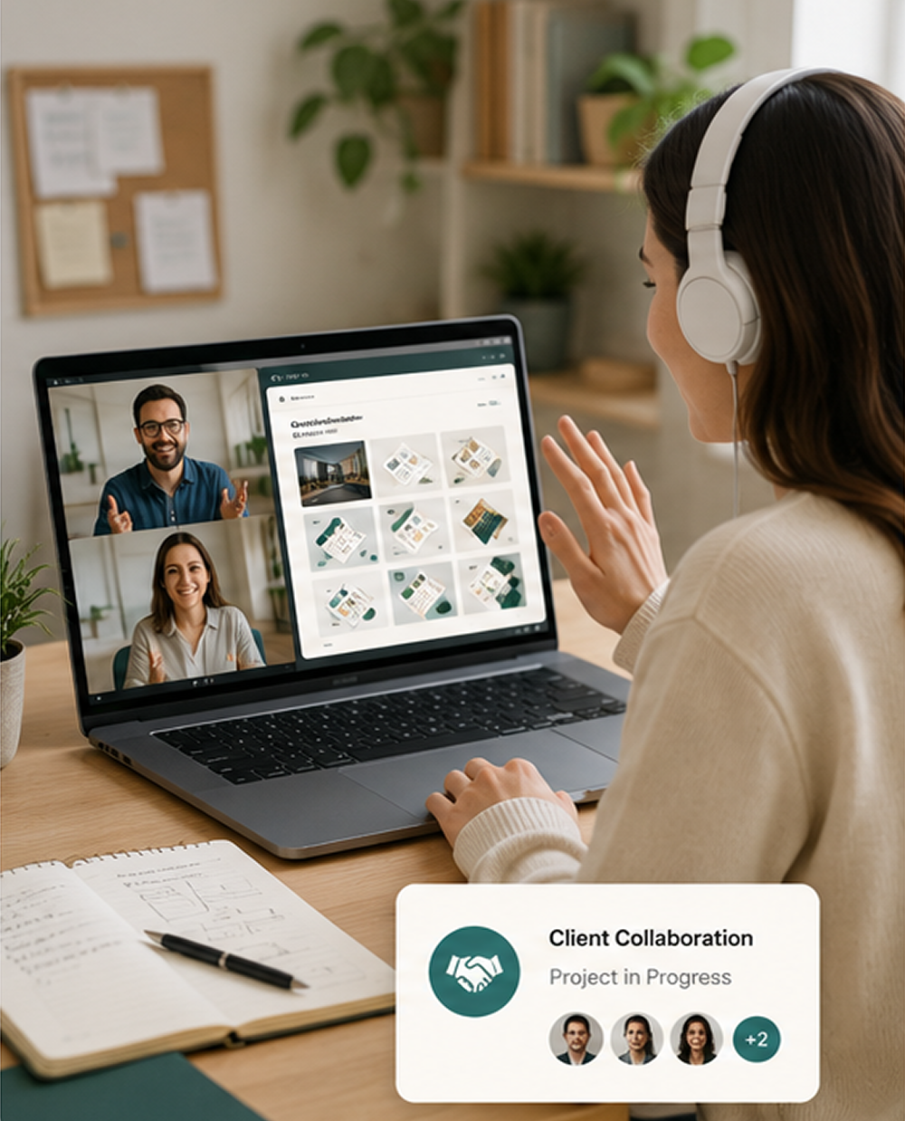 Virtual card URL in an email signature with social media icons and a save-to-contacts button