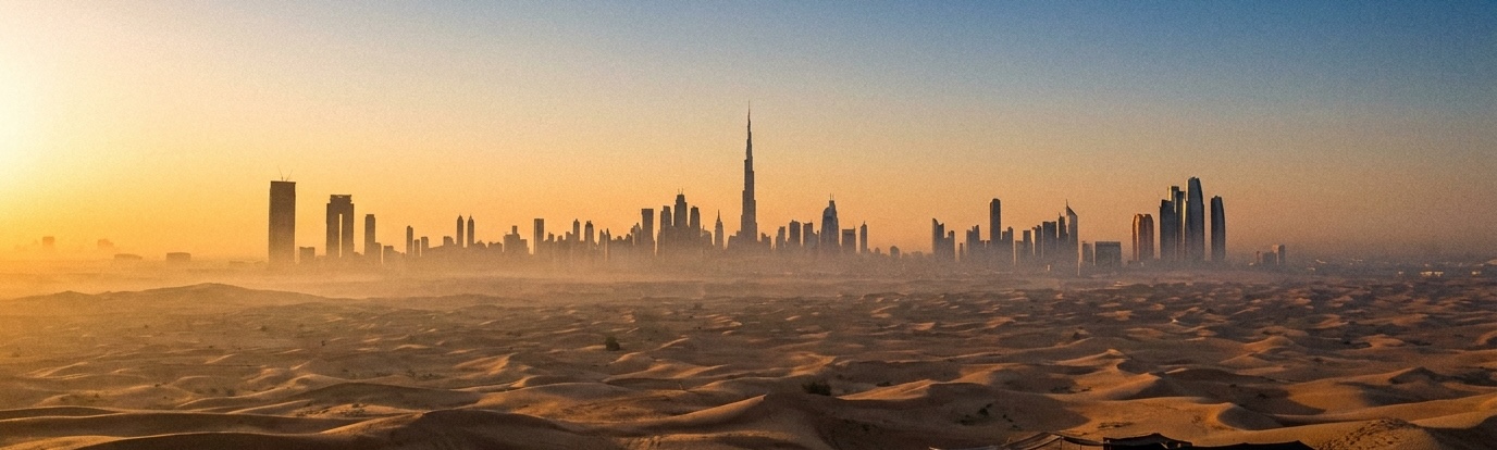 City skyline representing global remote work opportunities