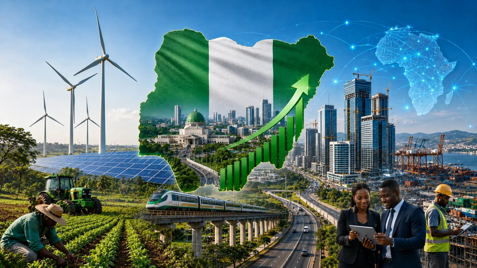 The World Bank headquarters representing financial support for Nigeria's long-term development strategy.