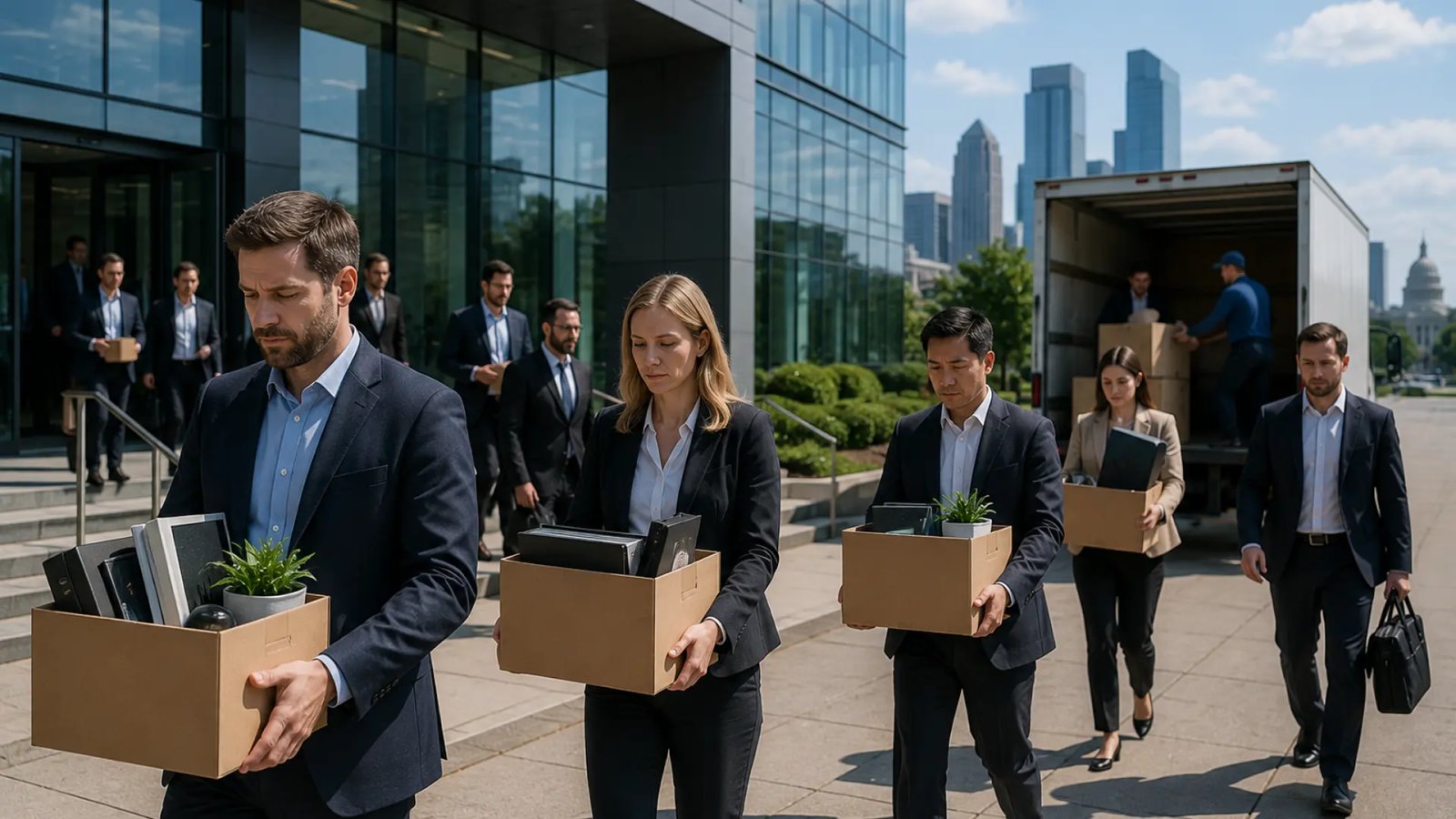 Samsung Electronics office building representing the company's U.S. workforce changes and headquarters relocation.